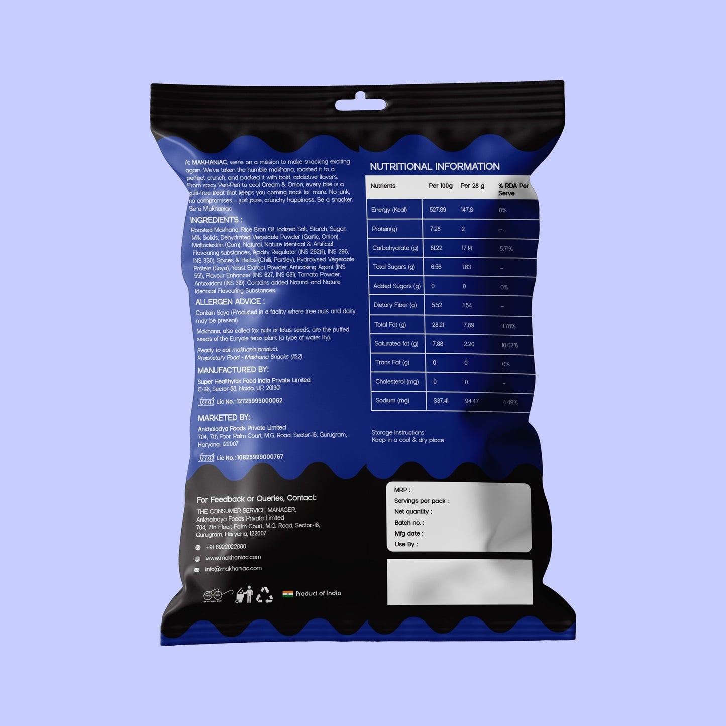 Jalapeño Makhana (20g)