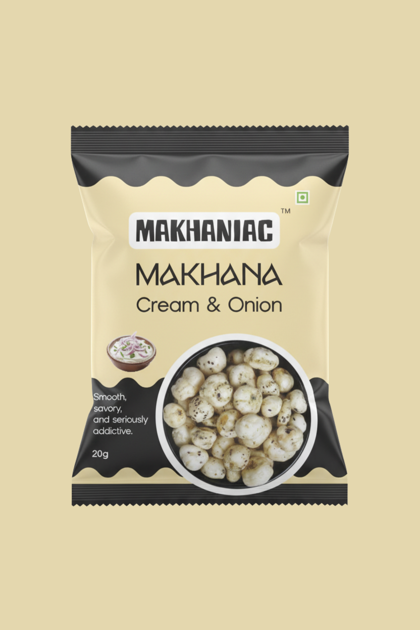 Cream & Onion Makhana (20g)