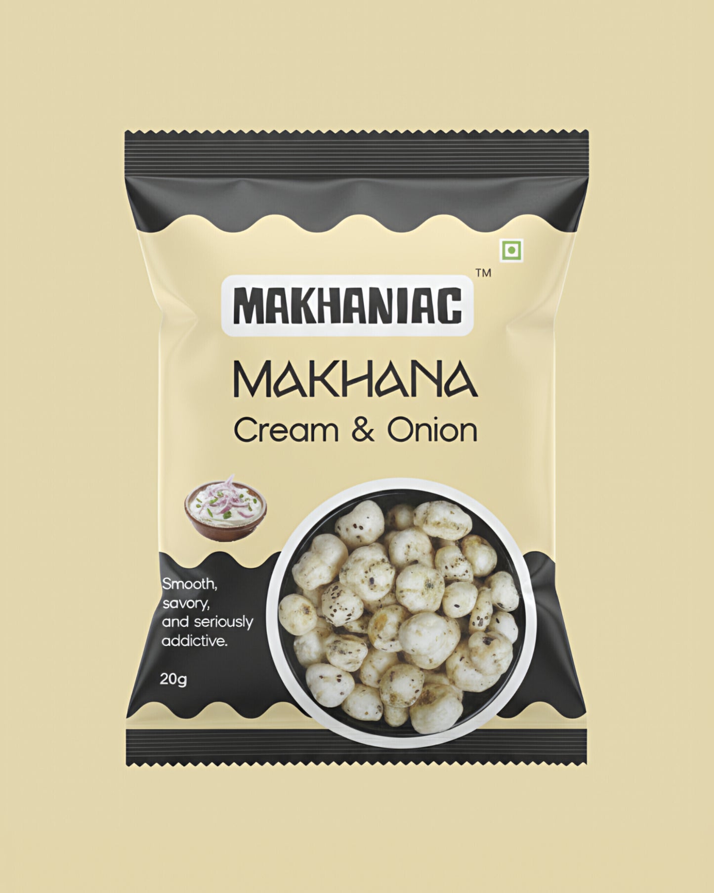 Cream & Onion Makhana (20g)