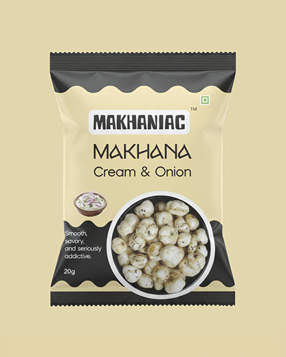 Cream & Onion Makhana (20g)