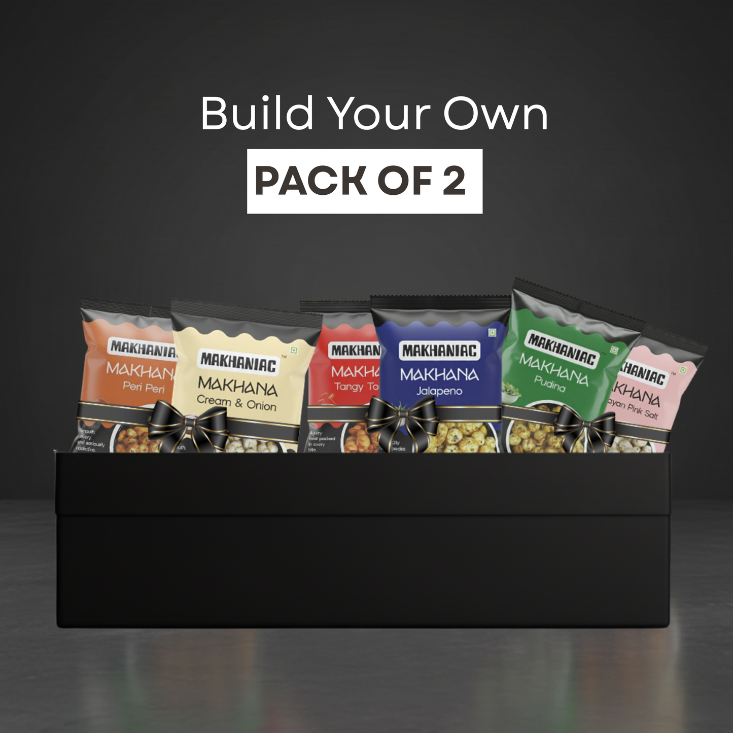 Build Your Own Pack of 2 – Any 2 Flavours Makhana