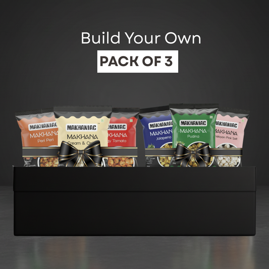 Premium Assorted Pack of 3 – Any 3 Flavours Makhana