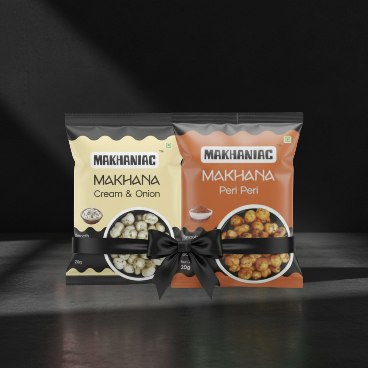 Peri Peri + Cream & Onion Makhana (Combo Pack of 2)