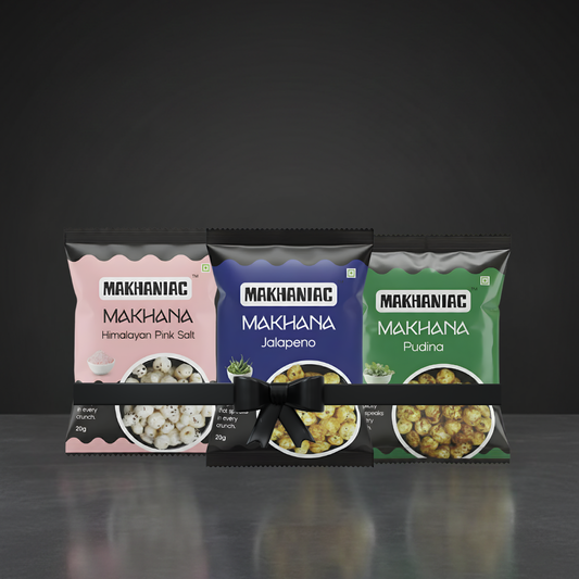 Flavour Fiesta Pack – Jalapeno + Pudina + Pink Salt Makhana